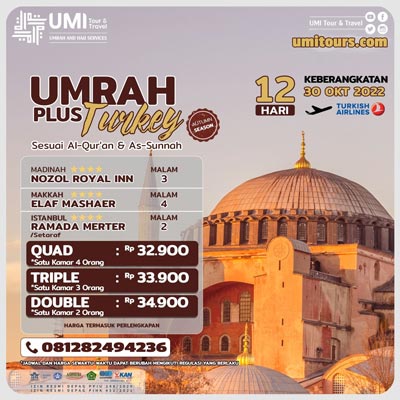 Umroh Plus Turki